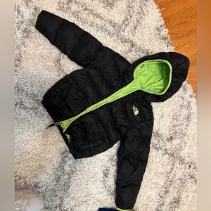 North Face Kid’s Size 5 (XXS) Down Filled Reversible Jacket EUC